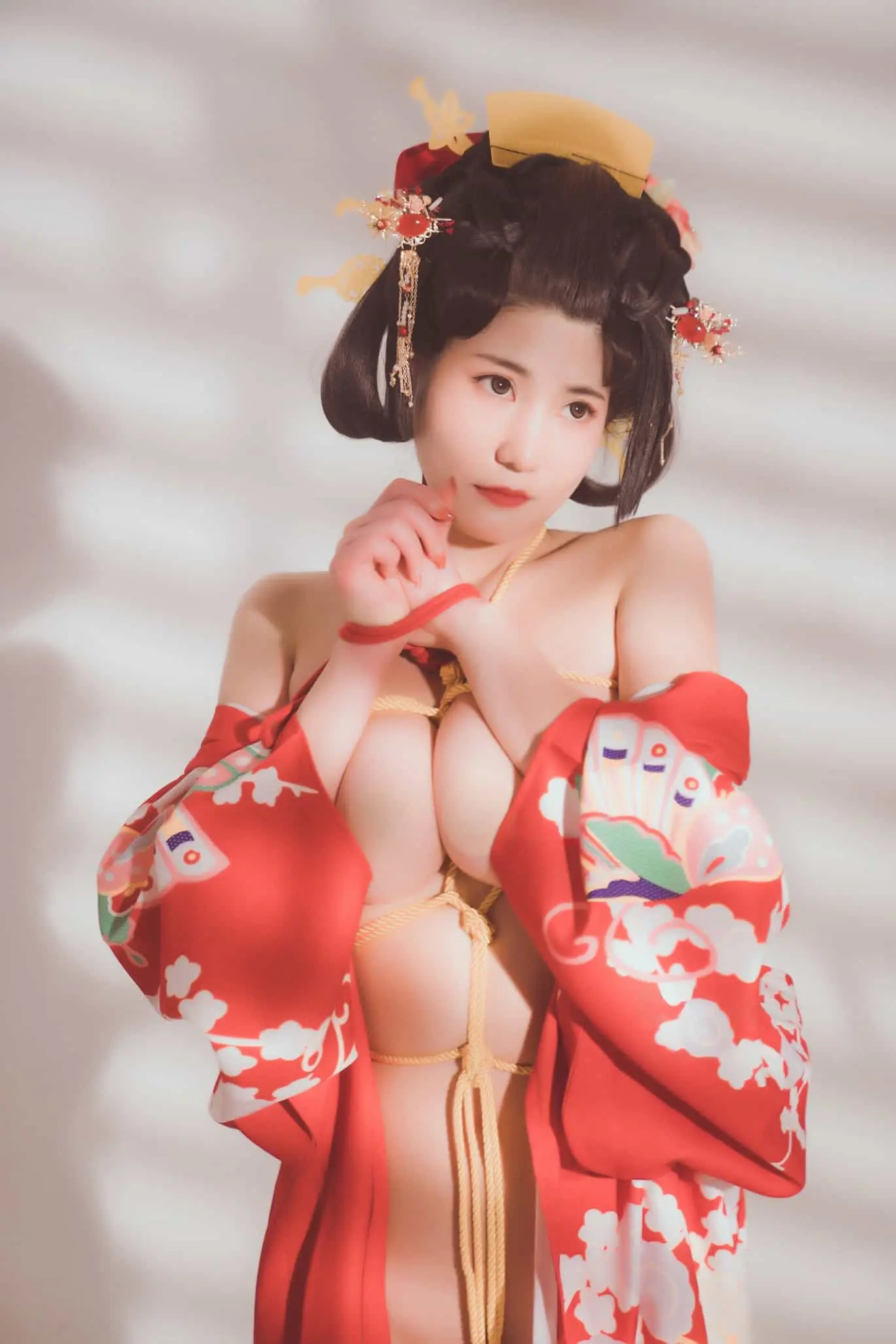 12月7日更新 写真合集(十万珍吱伏特、双木扶苏、小容仔咕咕咕w、星澜、亚马逊鲶鱼、一色雨、桜井宁宁、羽生三未) 5 Etu星澜 No.044 和服绳缚 50P1V 537MB tuya